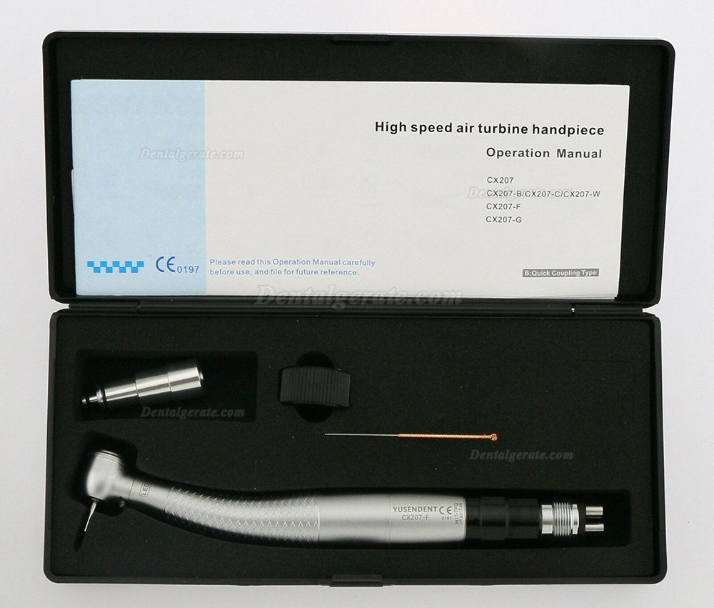 YUSENDENT 2/4 Loch E-Generator LED Hochgeschwindigkeitshandst&uuml;ck NSK Phatelus Kupplung CX207-F-PQ